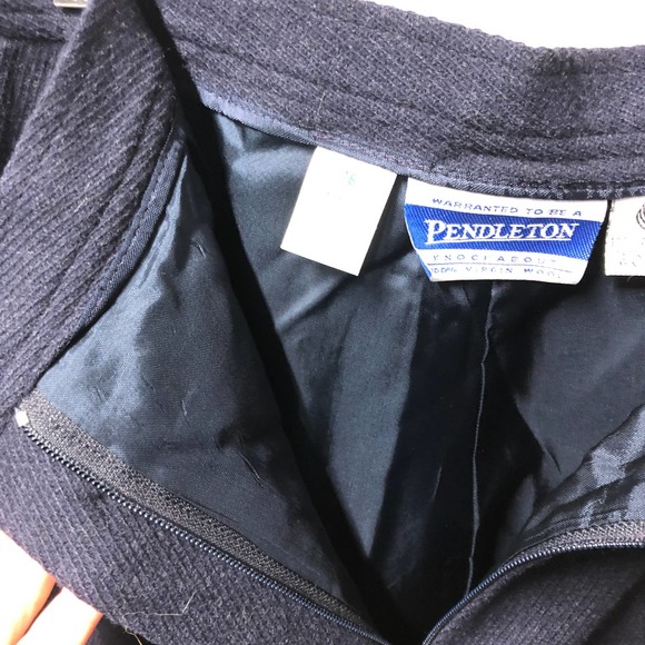 Pendleton wool pants navy size 16 lined - Picture 9 of 10